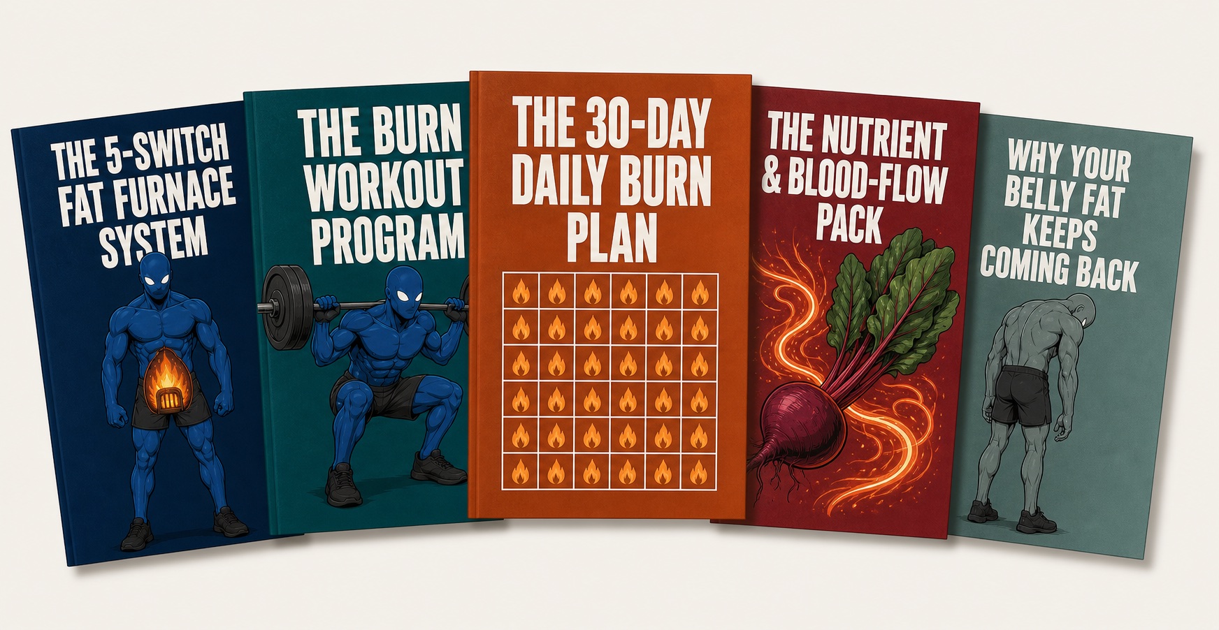 All five Fat Furnace guides